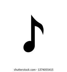 Music note graphic design template vector isolated illustration