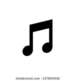 Music note graphic design template vector isolated illustration