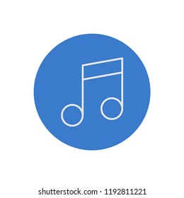 Music note icon