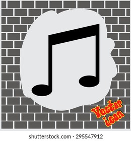 Music note icon