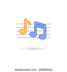 Music note icon