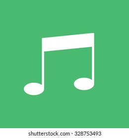 Music note icon. Music icon.