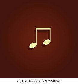 Music note icon.