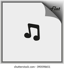 Music note icon.