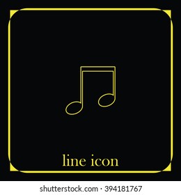 Music note icon.