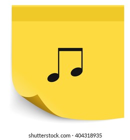 Music note icon.