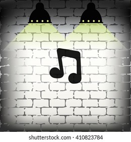 Music note icon.