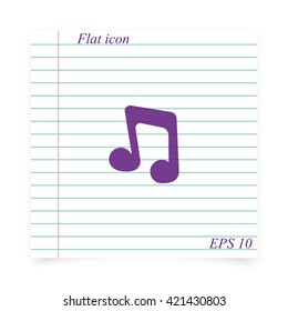 Music note icon.