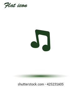 Music note icon.