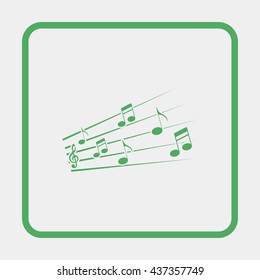 Music note icon.