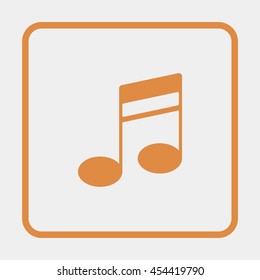 Music note icon.