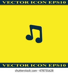 Music note icon.