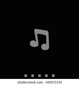 Music note icon.