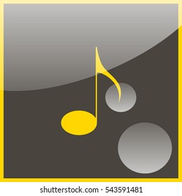 Music note icon.