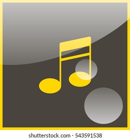 Music note icon.