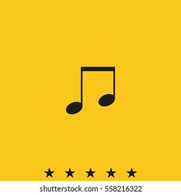 Music note icon.