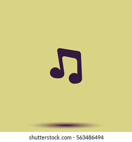 Music note icon.