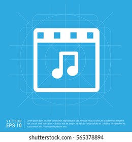 Music note icon 