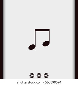 Music note icon.
