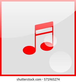 Music note icon.