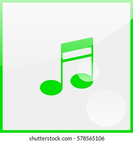 Music note icon.