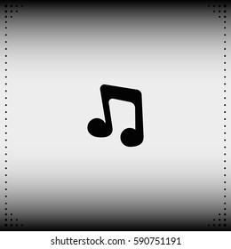 Music note icon.