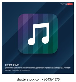 Music note icon 