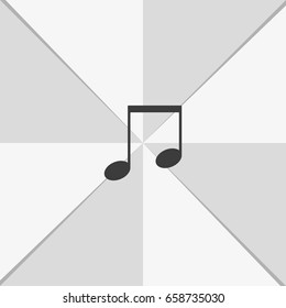 Music note icon.