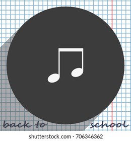 Music note icon.