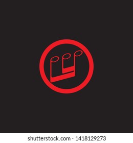 Music note Icon black background Vector illustration design