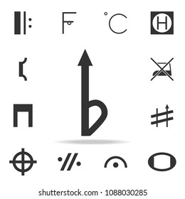 music note icon. Detailed set of web icons and signs. Premium graphic design. One of the collection icons for websites, web design, mobile app on white background