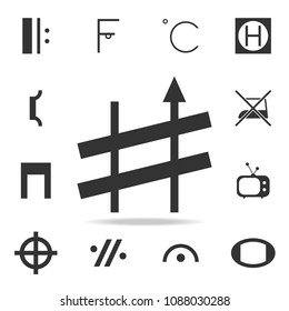 music note icon. Detailed set of web icons and signs. Premium graphic design. One of the collection icons for websites, web design, mobile app on white background