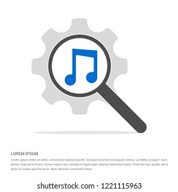 Music note icon - Free vector icon