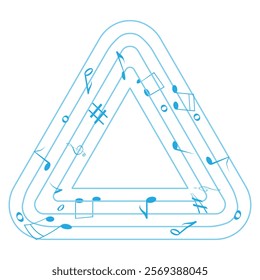 Music Note Icon Ideal for Audio Streaming Services. Music notes vector.