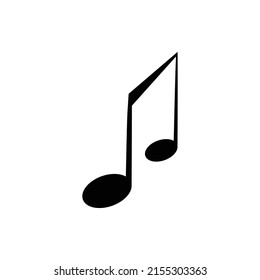 diseño de ilustración de icono de nota de música