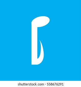 music note icon illustration isolated vector sign symbol