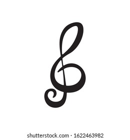 music note icon logo vector
