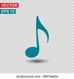 music, note  icon. One of set web icons