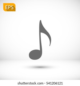 music, note  icon. One of set web icons