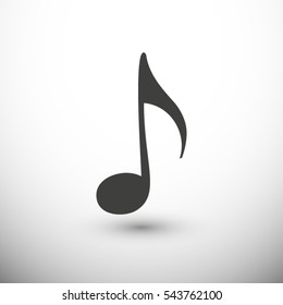 music, note  icon. One of set web icons