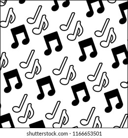 music note icon pattern