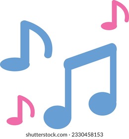 Music Note Icon. people watch all over the world.