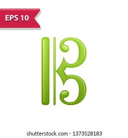 Music Note Icon. Professional, pixel-aligned icon in realistic colors.