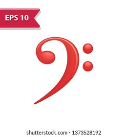 Music Note Icon. Professional, pixel-aligned icon in realistic colors.