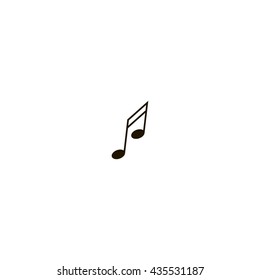 music note icon. music note sign