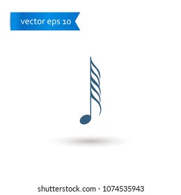 music note. music note icon. sign design. Vector EPS 10.