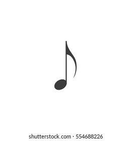 music note icon. sign design