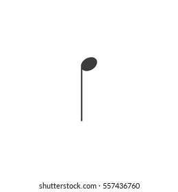 music note icon. sign design