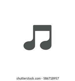music note icon. sign design