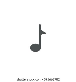 music note icon. sign design